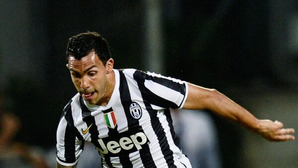 Tevez Carlos Juventus maglia casa 2013 azione ifa